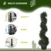 3FT Topiary Artificial Faux Cedar Tree Spiral Fake Plant, Pre-potted & Features High-Quality Detailed Look for Indoor or Outdoor