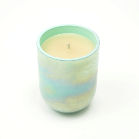 Pastel Glow Scented Wax Candle – Blue Elegant & Aromatic Candle for Home & Office Soothing Fragrance & Long-Lasting Burn Perfect for Relaxation