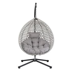 U_STYLE Versatile Hanging Egg Chair for Indoor and Outdoor Use