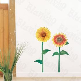 Sunflowers - Wall Decals Stickers Appliques Home Decor