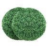 VEVOR Artificial Topiaries Boxwood Trees, 20' Tall (2 Pieces), Ball-Shape Faux Topiaries Plant