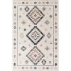 4'x5'6" Southwestern Faux Fur Indoor Rug