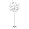 Christmas Tree 200 LEDs Cold White Light Cherry Blossom 6 ft