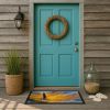Beach Lighthouse Doormat Front Door Mat Indoor Outdoor Rugs for Entryway, Non Slip Washable Low Pile, 18H X 27W