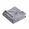 Full/Queen Cozy Lightweight Grey 100-Percent Cotton Blanket - Machine Washable