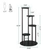 Modern 5-Tier Indoor Plant Stand in Black