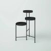 Modern Black Metal 3-Tier Flower Pot Plant Stand