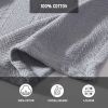 King size Cozy Lightweight Grey 100-Percent Cotton Blanket - Machine Washable
