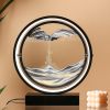3D Moving Sand Art Table Lamp LED Craft Quicksand USB Cable Control Natural Landscape Flowing Sand Night Light Home Decor Gifts